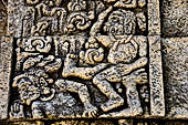 Candi Panataran - Main Temple. Ramayana relief. 